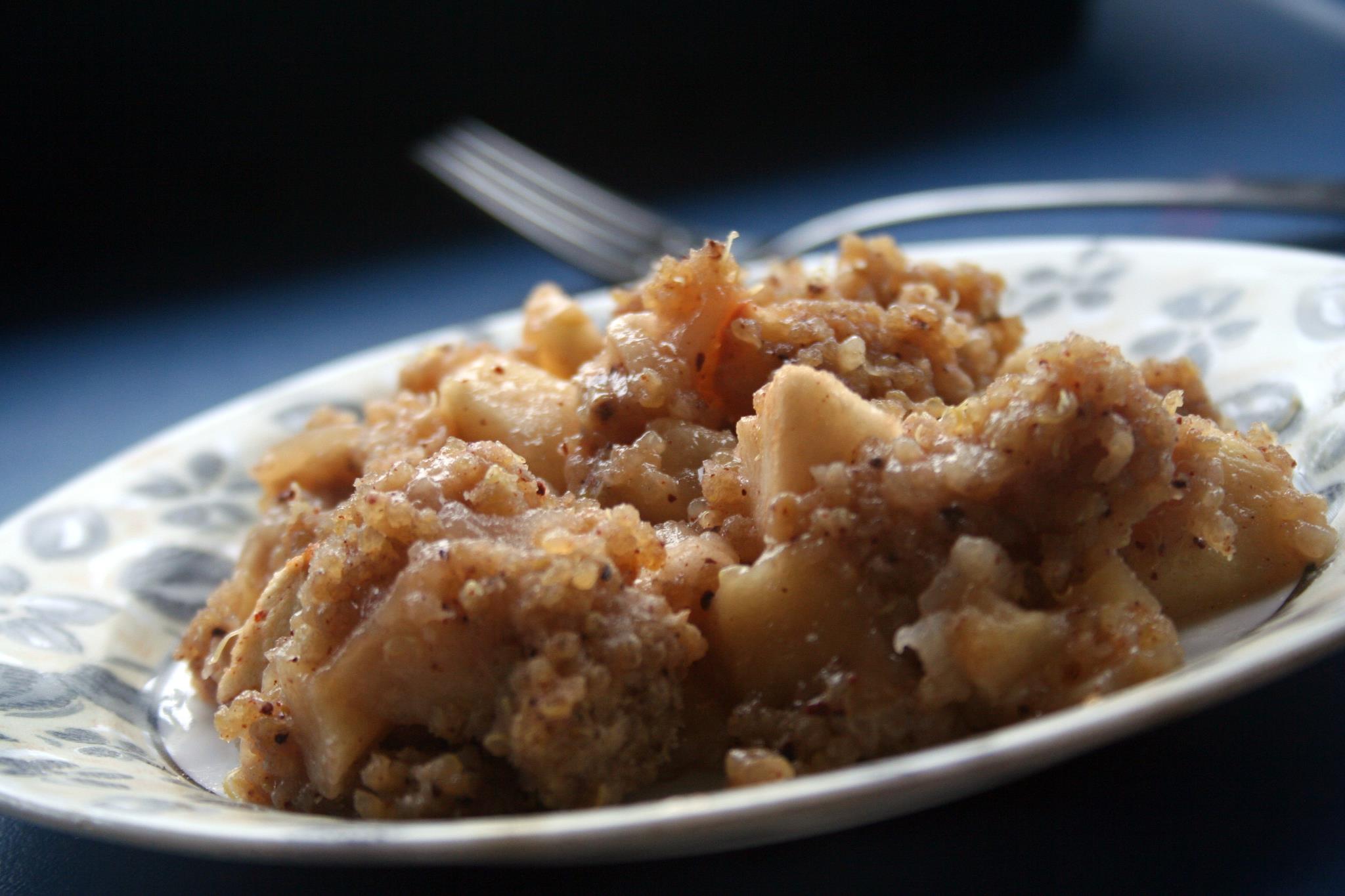 Apple Crisp With Quinoa