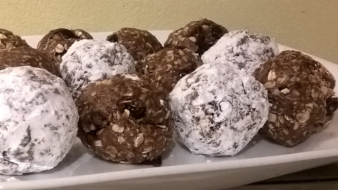 Chocolate Cranberry Energy Bites