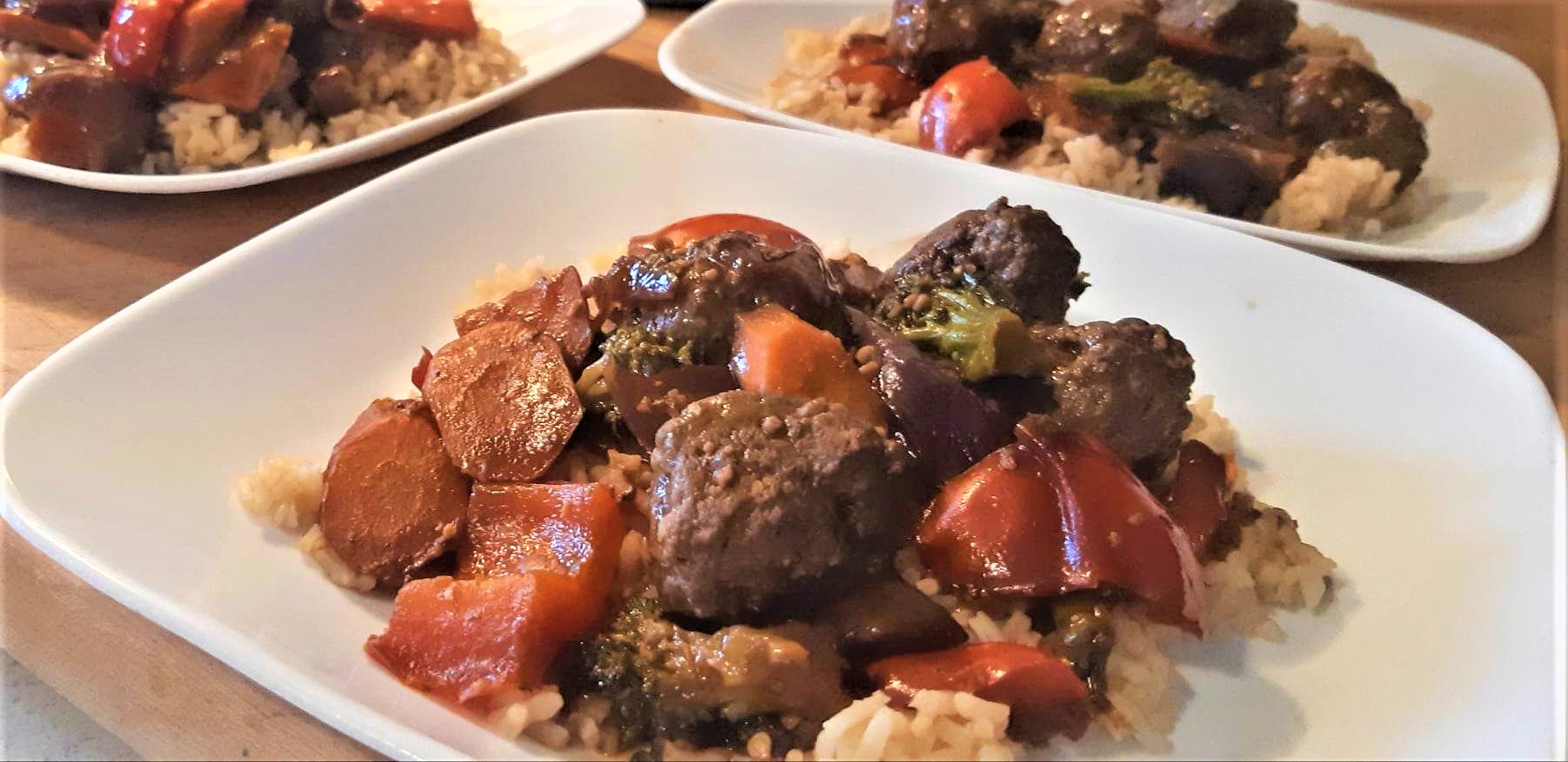 Honey Garlic Meatballs