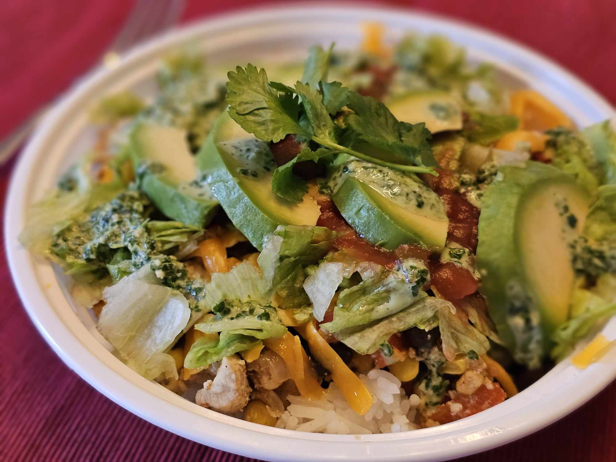 Cilantro-Lime Chicken and Rice Bowl