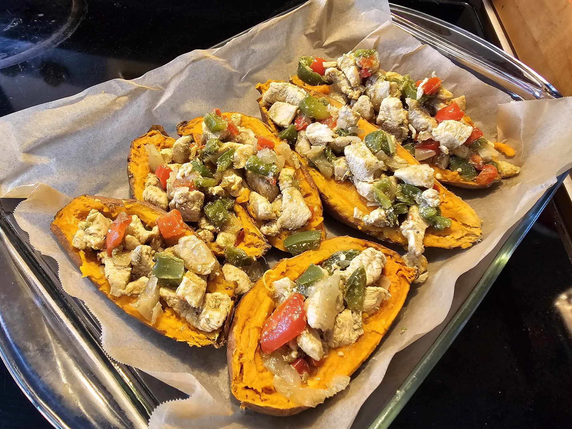 Mexican Sweet Potato Boats