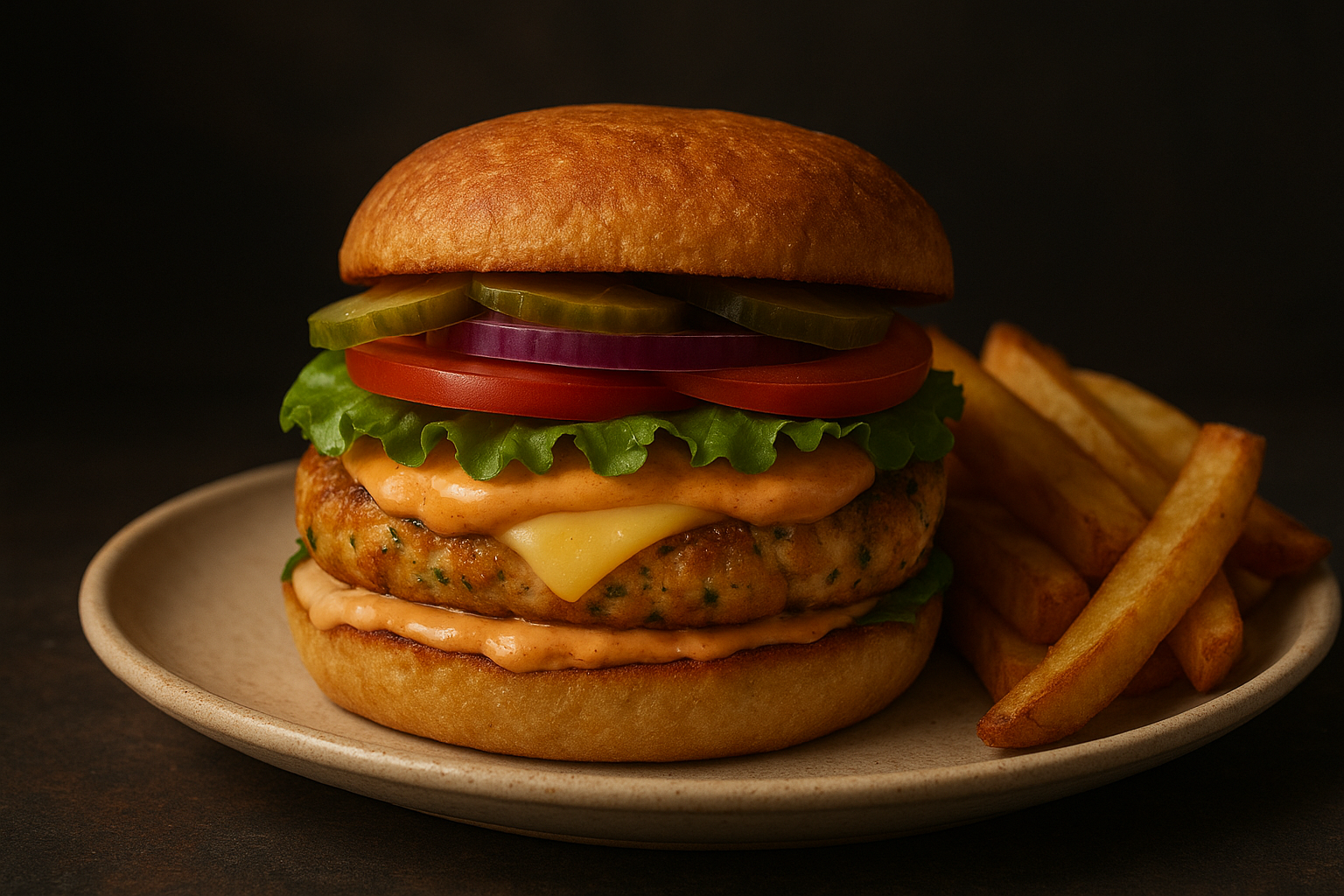 Juicy Chicken Burgers